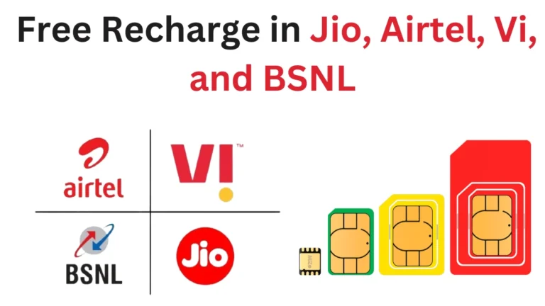 Recharge Options and Offers for Jio, Airtel, Vi and BSNL